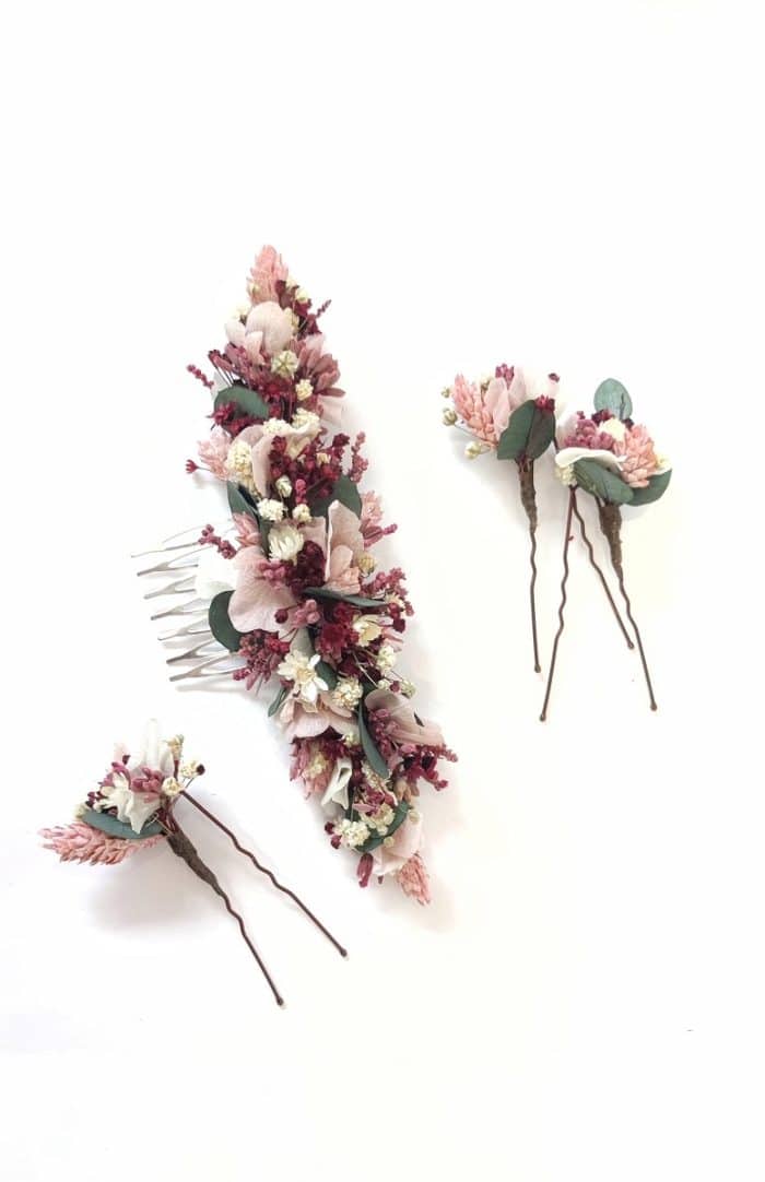 Tocado de flores Liru - Imagen 2